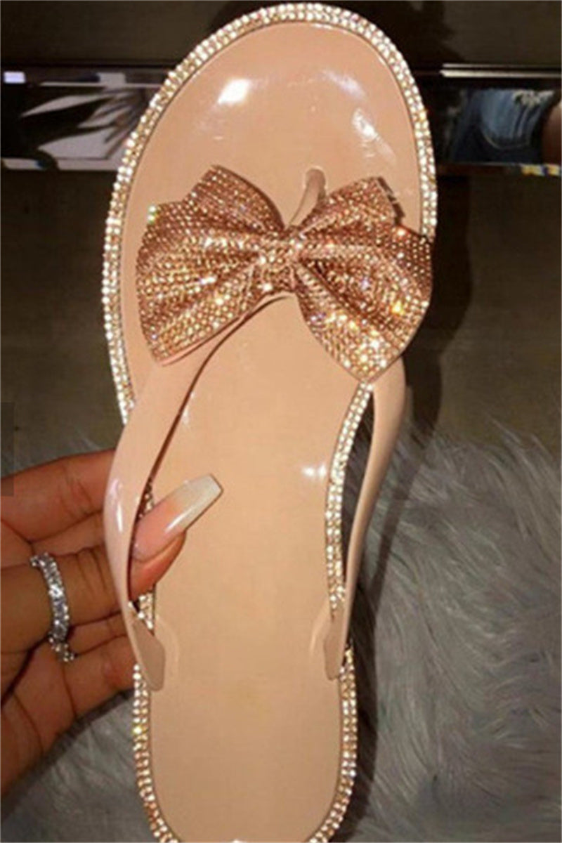 Casual Flip-flop Bows Shoes - Fashionaviv
